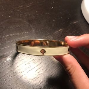 Kate Spade white bangle